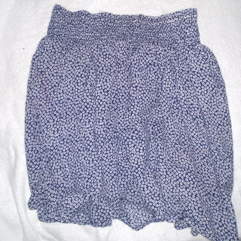 Woman’s floral print skirt